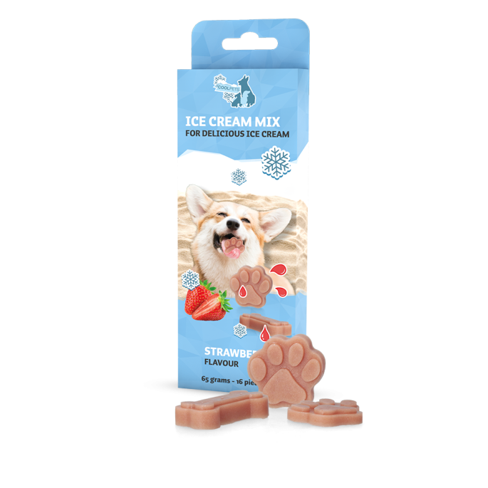 Coolpets Dog Ice Mix Strawberry 3 Coolpets Dog Ice Mix Strawberry