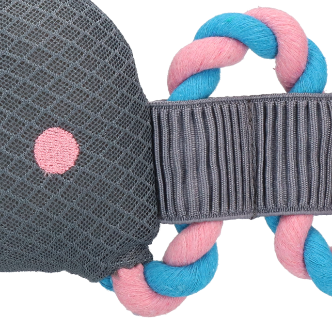 CoolPets Pull Me! Crocky Rope (Flamingo) 5 CoolPets Pull Me! Crocky Rope (Flamingo) - Afbeelding 3