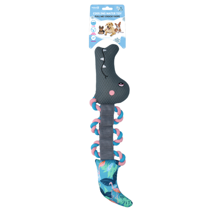 CoolPets Pull Me! Crocky Rope (Flamingo) 3 CoolPets Pull Me! Crocky Rope (Flamingo)