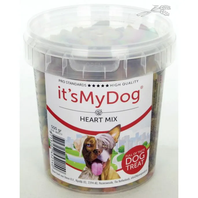 It's My Dog Treats Heart Mix 500 Gram 3 It's My Dog Treats Heart Mix 500 Gram