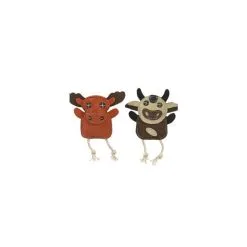 Huggle Hounds HH Naturals 2 Pack Moose & Cow