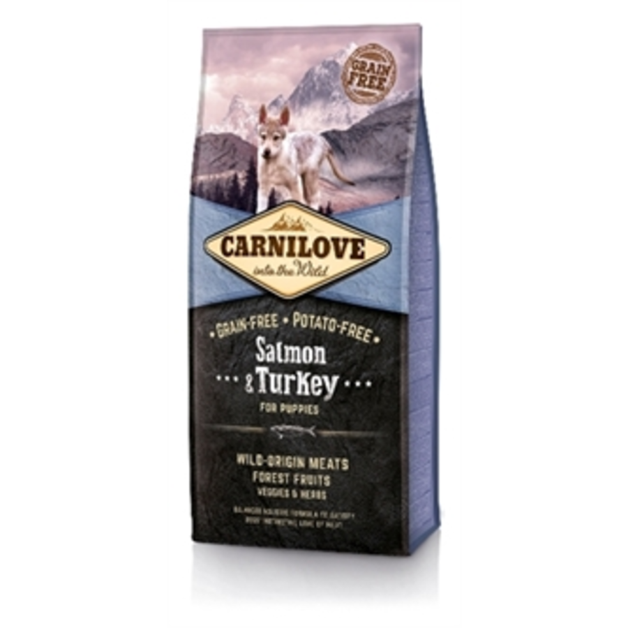 Carnilove Salmon/Turkey Puppies 4 Carnilove Salmon/Turkey Puppies - Afbeelding 2