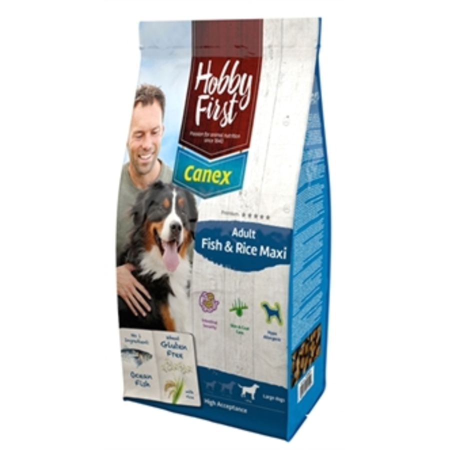 HobbyFirst Canex Adult Fish & Rice Maxi 12 KG 3 HobbyFirst Canex Adult Fish & Rice Maxi 12 KG