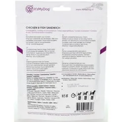 It's My Dog Chicken & Fish Sandwich - 85 Gram -hondenvoer Verkoopwinkel imd45030 det3