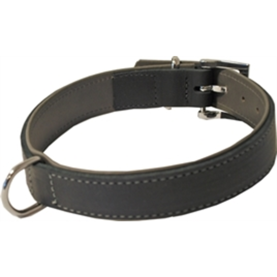 Junai.nl Hondenhalsband Soft Gevoerd Zwart / Grijs 3 Junai.nl Hondenhalsband Soft Gevoerd Zwart / Grijs