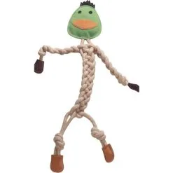 Huggle Hounds HH Naturals Duck Rope Knottie - 9mm -hondenvoer Verkoopwinkel naturals duck rope knottie