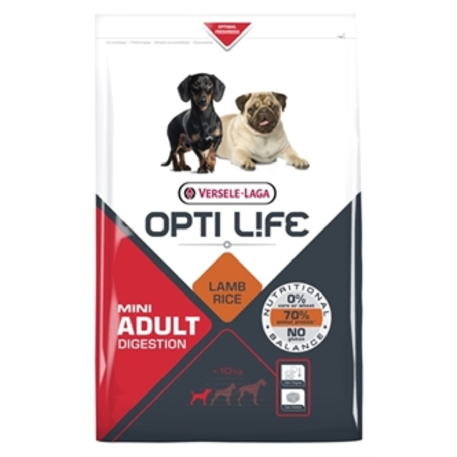 VERSELE-LAGA Versele Laga Opti Life Adult Digestion Mini 2,5 Kg 3 VERSELE-LAGA Versele Laga Opti Life Adult Digestion Mini 2,5 Kg